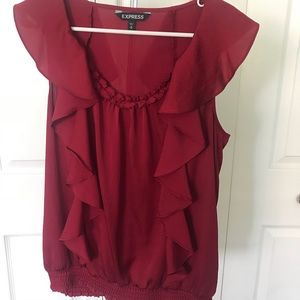 Express Ruffle top